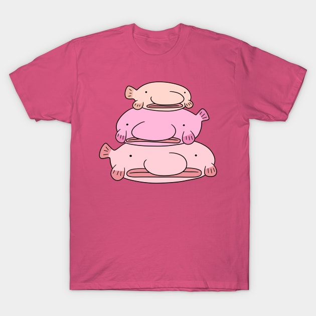 Blobfish Stack T-Shirt by saradaboru